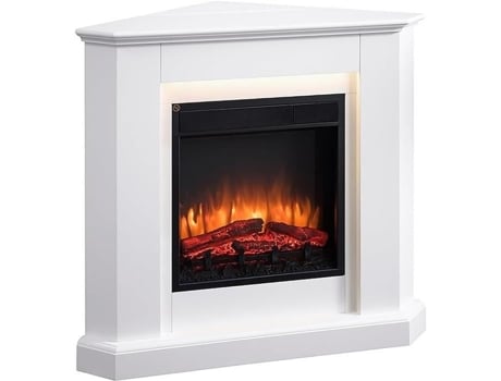 Lareira Elétrica de Canto Branco BALDERIA Candela
