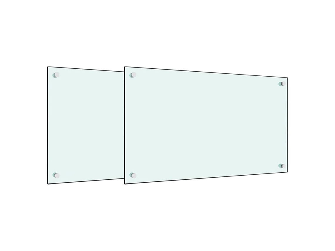 Kitchen Backsplash, Kitchen Backsplashes Vidaxl Branco Vidro (70 X 40 X 0.6 Cm)