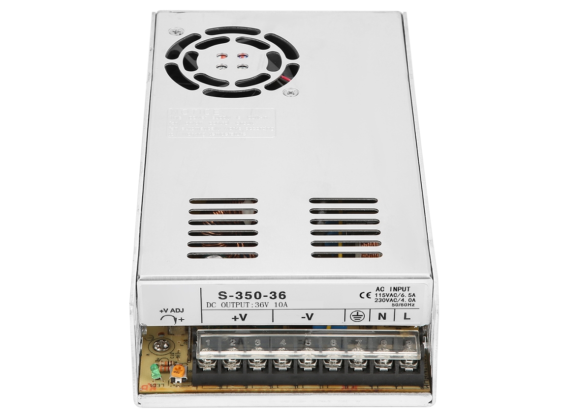 Fonte de Alimentação Ca Industrial 36v 350w 10a para Segurança S/MARCA