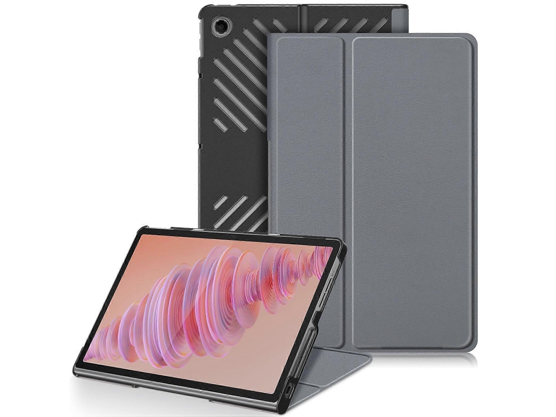 Capa Para Lenovo Tab Plus 11,5 Polegadas Tb351fu Com Dissipação De Calor, Suporte E Couro Multicolorido Aquaforge (fmy)