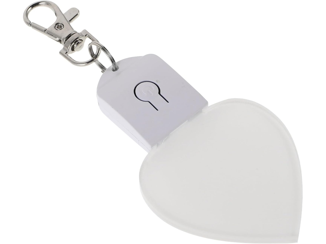 Chaveiro Luminoso Em Acrílico Em Formato De Coração, Luz Noturna Led Para Decoração De Quarto E Fest Gokoco