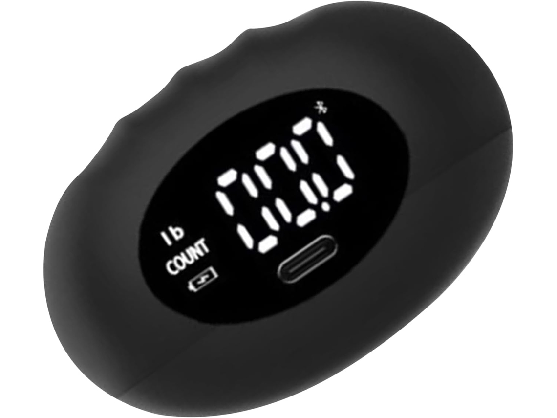 Testador De Força Preensão Manual, 172kg 380lbs, Ferramenta De Medição Força Preensão Precisão Com Visor Led Para