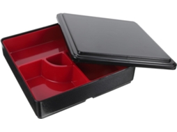 Shineofi Bento Box Japonês, Grande Capacidade Para Sushi, Vários Compartimentos, Portátil E Leve Em Abs, Design Delicado