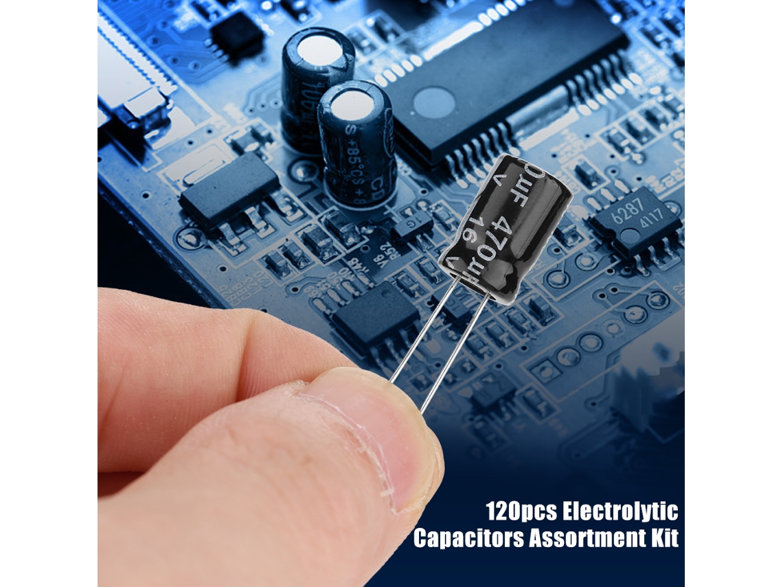 Capacitores Eletrolíticos Laxiscreed De 1uf A 470uf Para Eletrônica