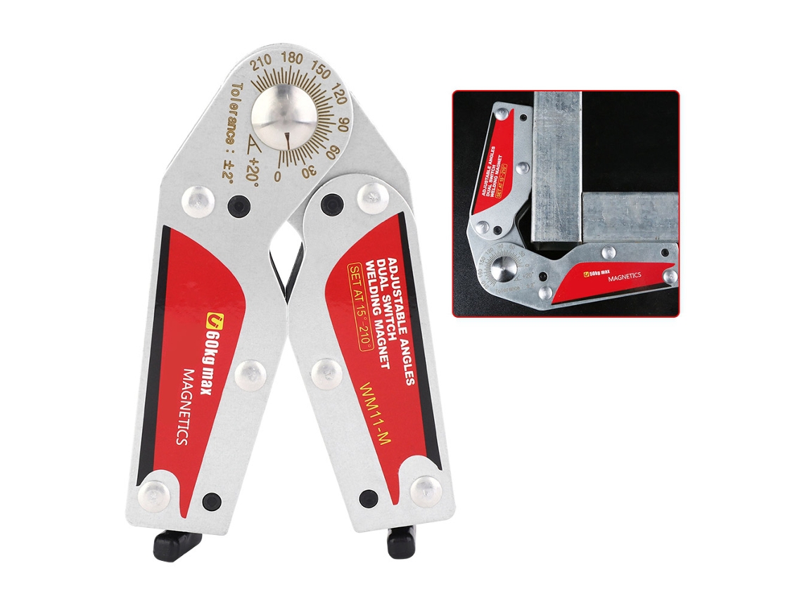 Laxiscreed Empilhador De Soldadura Ajustável Com Base Magnética E Acessórios Para Ferramenta Manual