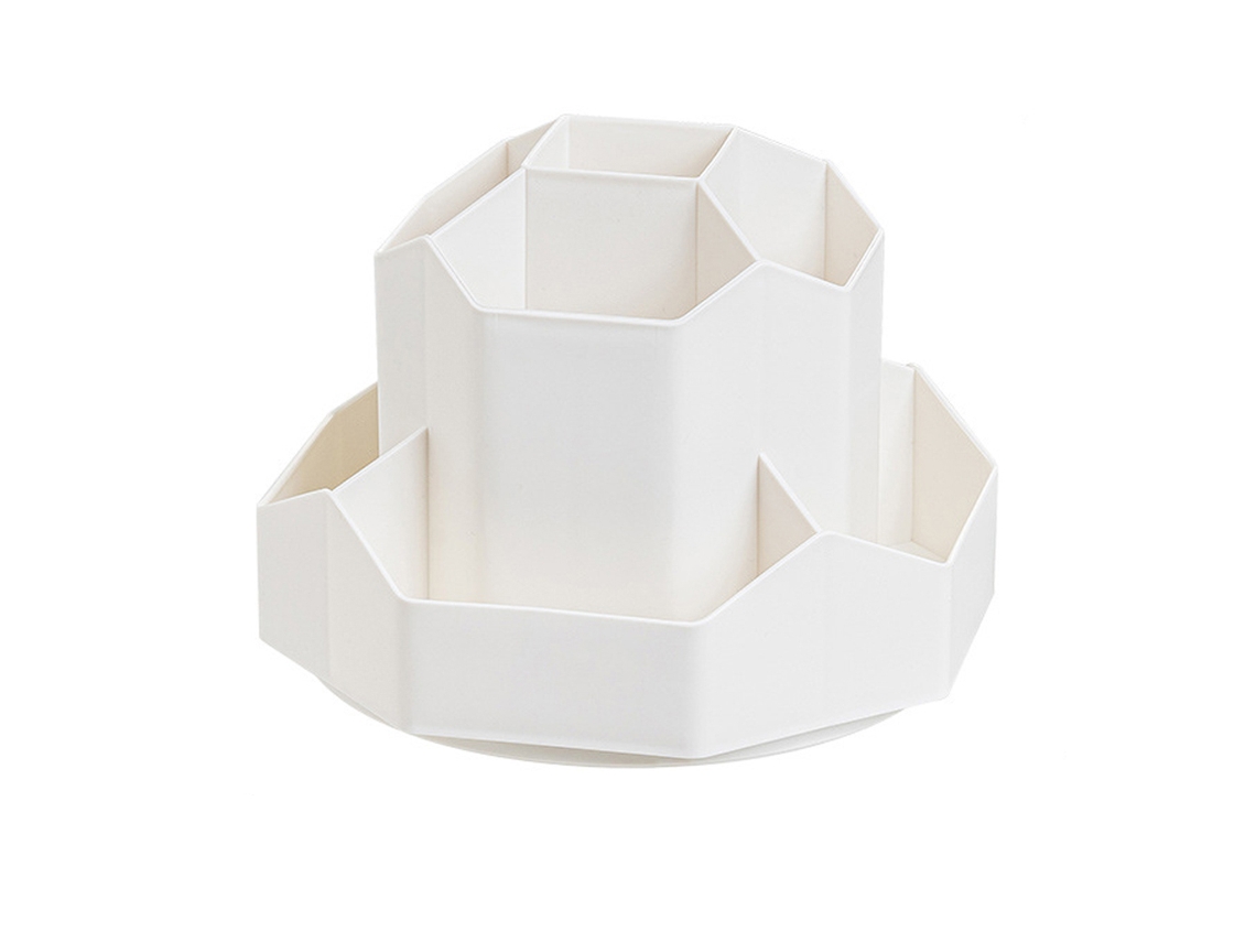 Organizador de Mesa Rotativo 360° com 9 Compartimentos para Escola, Escritório e Casa