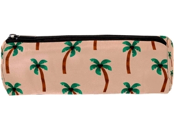 Este conjunto de lápis com estampa de Palmeiras Verão, material escolar, organizador de mesa, essencial.