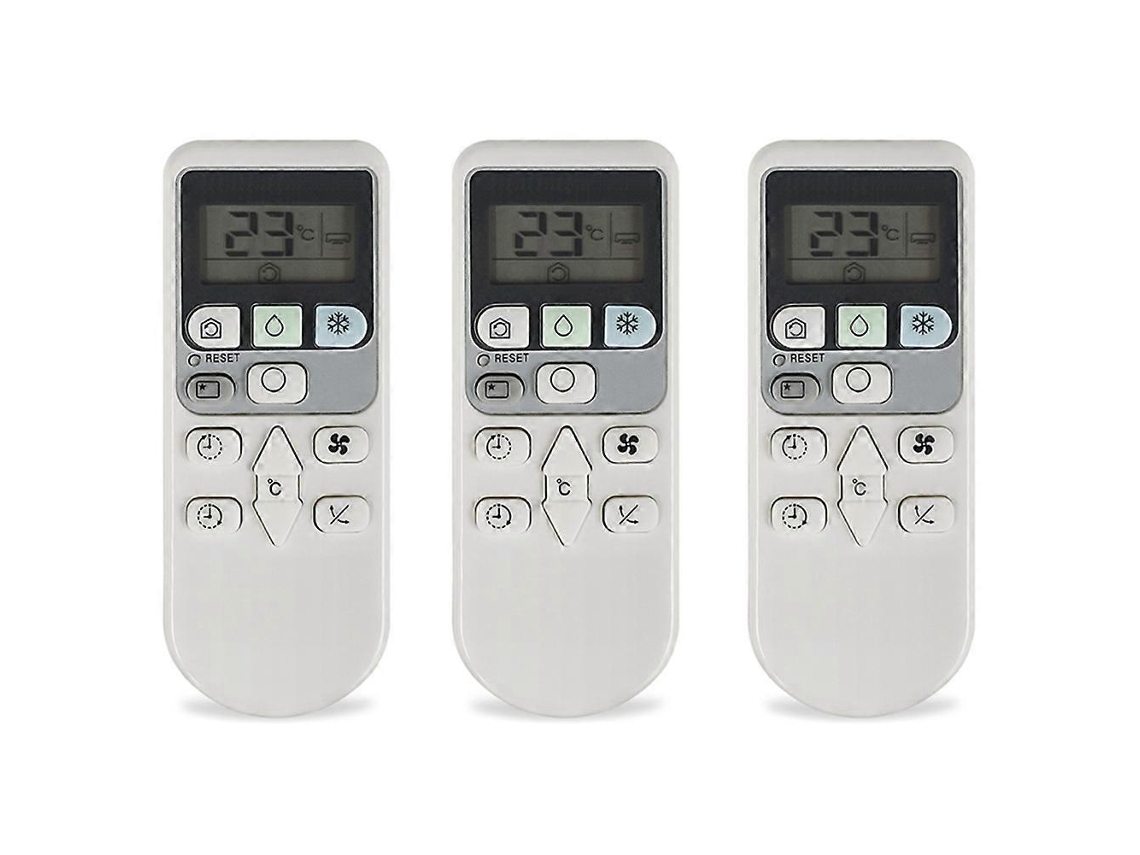 Conjunto De 3 Controles Remotos De Ar Condicionado De Substituição Direta Para Hitachi Ras-s18cak X18cbk E18cyk 26/36bcy