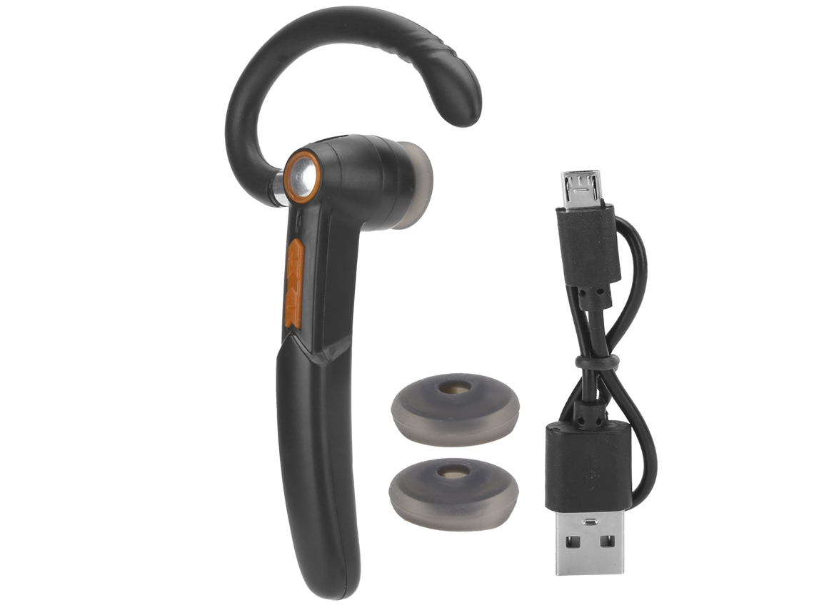 Fone De Ouvido Bluetooth Portátil Mono Compatível Amarelo