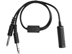 Cabo Adaptador Para Fone De Ouvido, Portátil, Para Helicópteros, Ideal Para Fones De Ouvido De Aviaç Gokoco