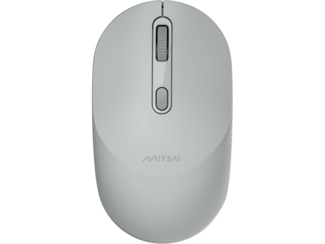 Rato MITSAI Portable (Outlet Caixa Aberta - Wireless - Casual - 1600 dpi - Cinza)
