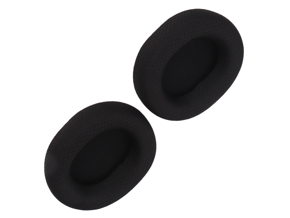 Almofadas universais para fones de ouvido Lurelia, em couro sintético e espuma rígida, pretas.