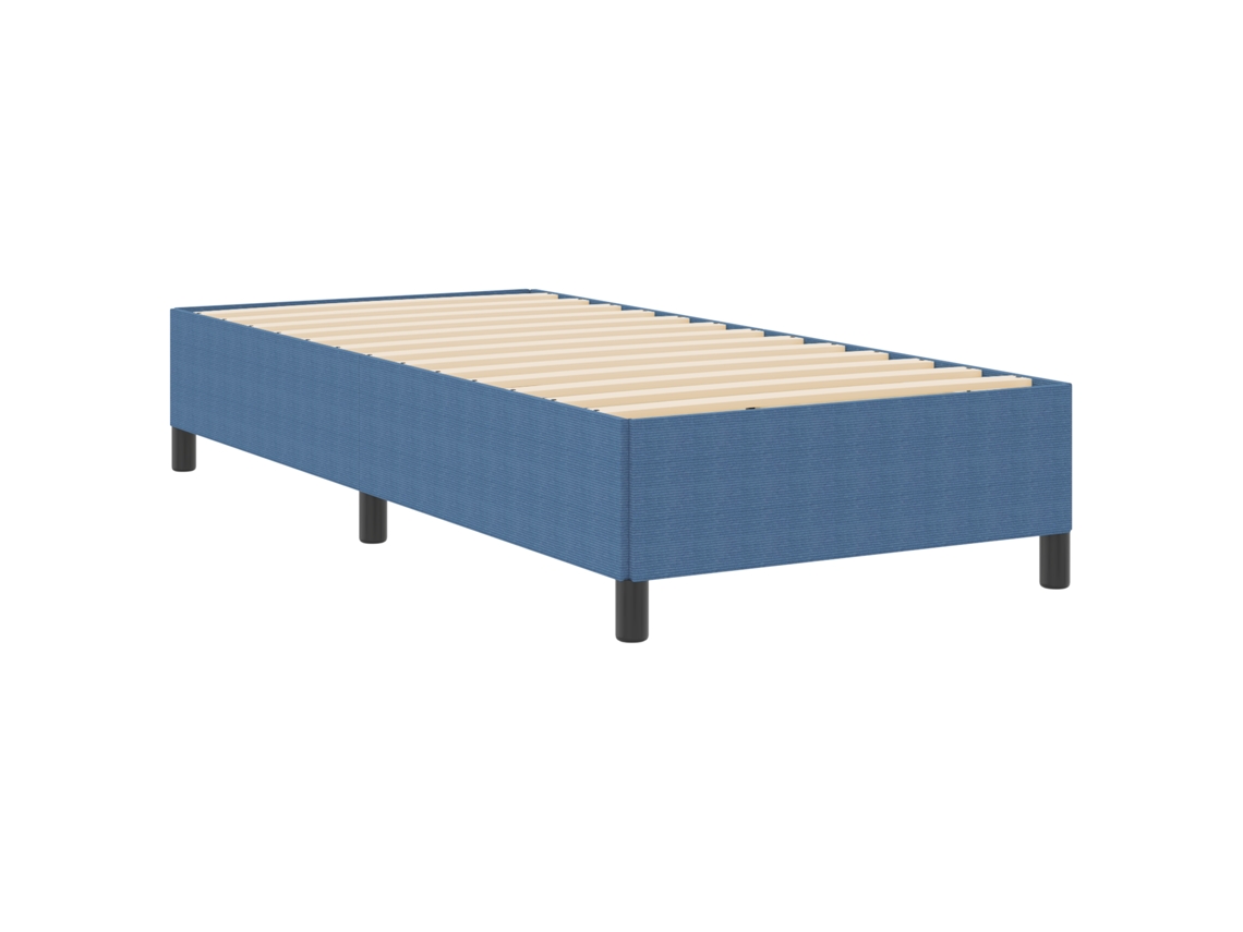 Conjunto 1 Cama Box Vidaxl Azul Cordão (100 X 200 Cm)