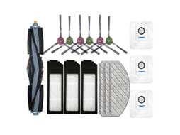 Peças de Reposição para o Robô Aspirador Ecovacs X1 Plus, Escova Principal, Escova Lateral, Filtro Hepa, Pano de Limpeza, Saco para Pó BRILVIBERA