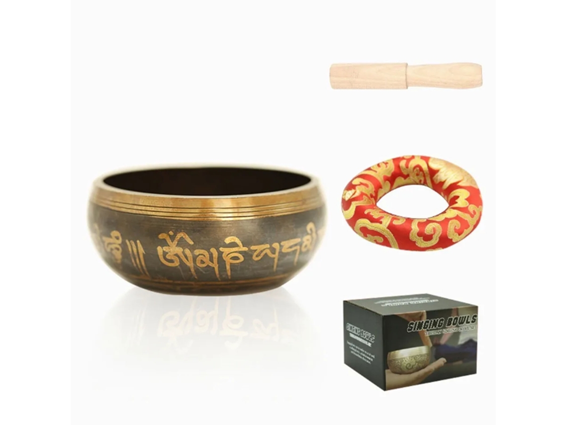 Conjunto de Tigelas Cantantes Tibetanas À Mão Nepal BUSINESS