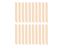 20 Palillos De Cera De Madera Para Depilación