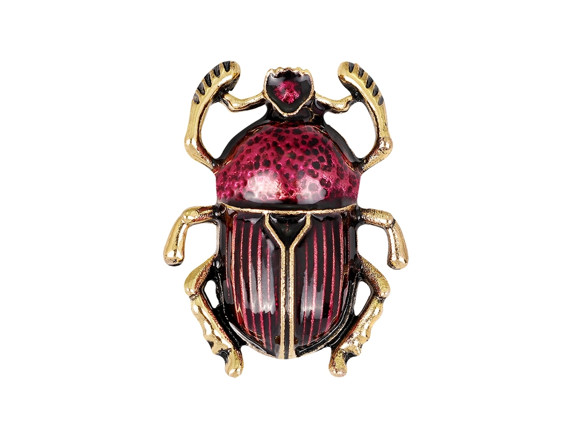 Broche Decorativo De Escaravelho Para Mulheres Estilosas