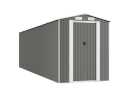 Garden Shed, Garden Sheds Vidaxl Cinzeto Aço (192 X 689 X 223 Cm)