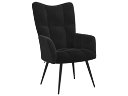 Relaxing Chair, Relaxing Chairs Vidaxl Preto Veludo