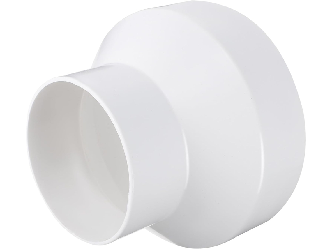 Adaptador De Ventilação Em Abs De 200 Mm Para 150 Mm, Conector Robusto Para Dutos.