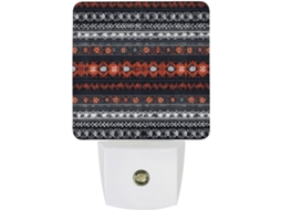 Luminárias de Parede Com Impressão Giz E Carvão, Luzes Noturnas Led Com Sensor, Luz Branca Quente Suave Banheiro