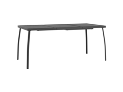 Garden Table, Garden Tables Vidaxl Antracite Aço (165 X 80 X 72 Cm)