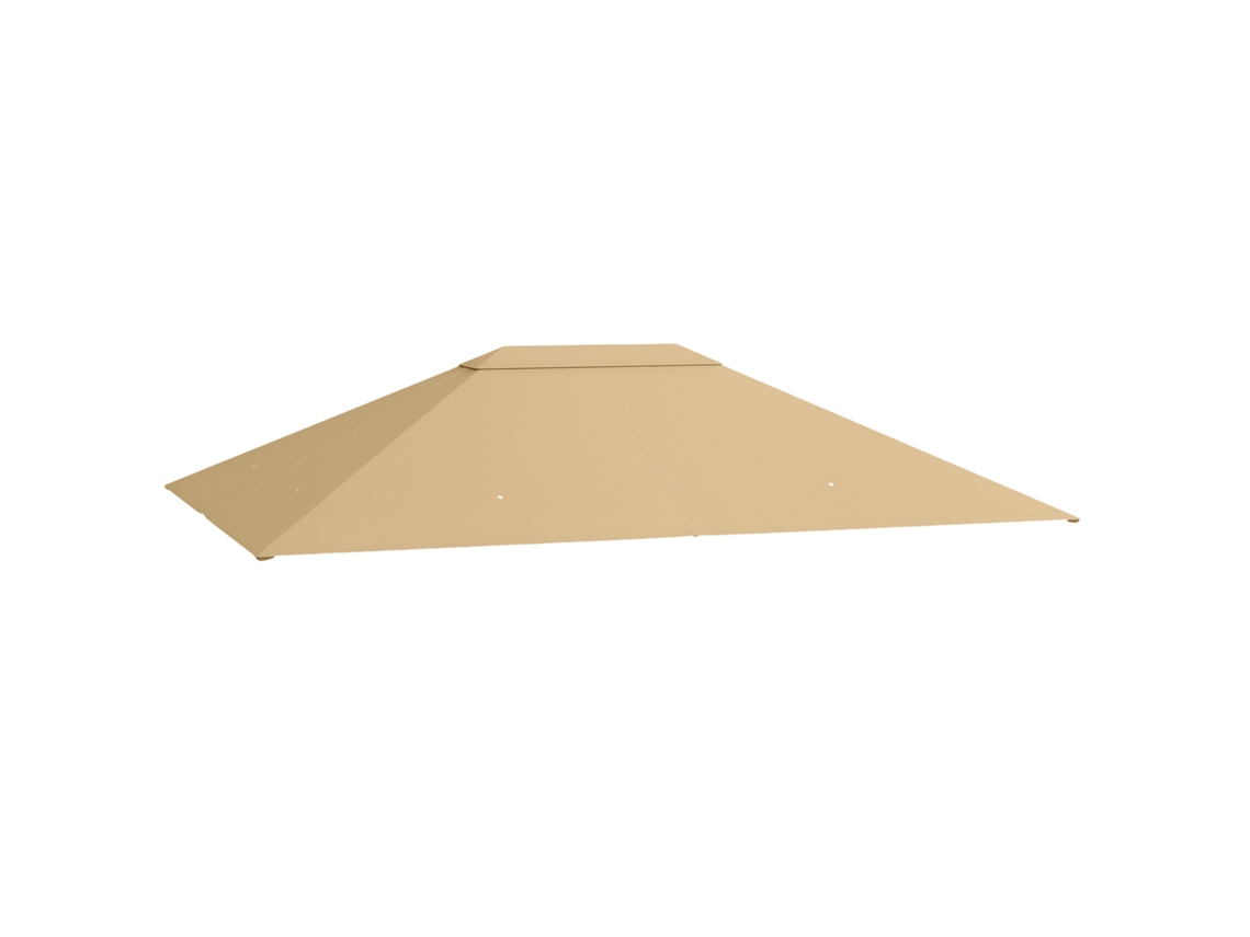Tecido Substituto para Quiosque, Poliéster 180 G/m², Anti UV, 3x4 m | S/MARCA