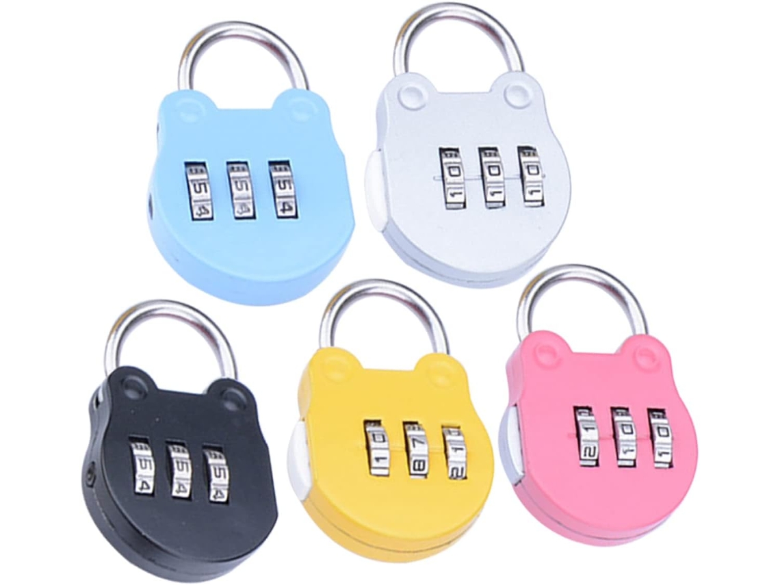Cadeado De Combinação Para Bagagem, Para Malas, Mochilas E Armários