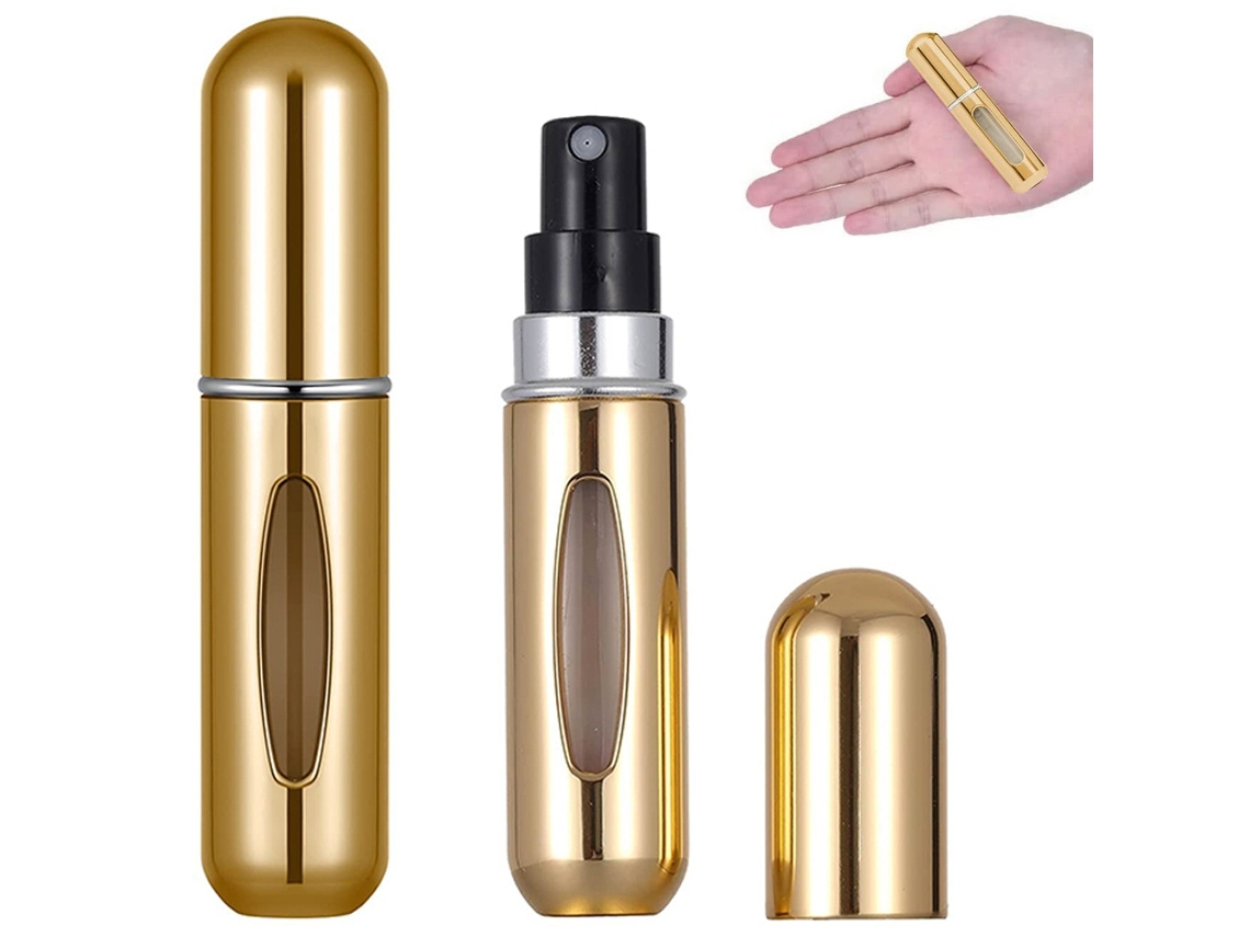 Frasco De Viagem Com Atomizador E Difusor De Perfume, 5ml De Capacidade
