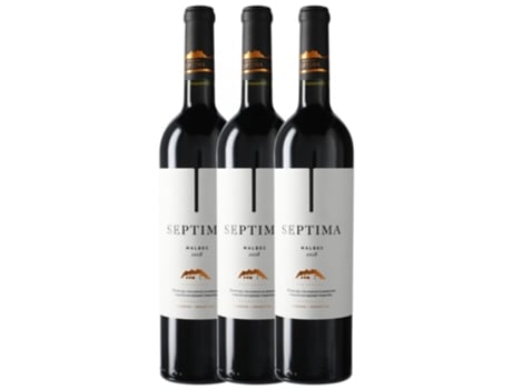 Vinho SÉPTIMA Séptima Séptima Malbec Mendoza (0.75 L - 3 unidades)