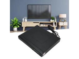 Mini Hd Dvd Player Com Interface Pal Ntsc Usb 2.0 Integrada, Controle Remoto, Cd Player Doméstico Com Cabo Rca Para Tv, Plugue Ue Aquaforge