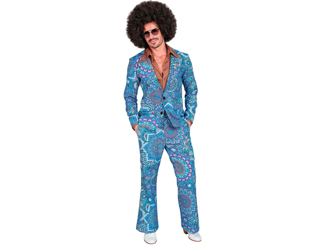 Fato Mandala Azul Anos 60 Masculino