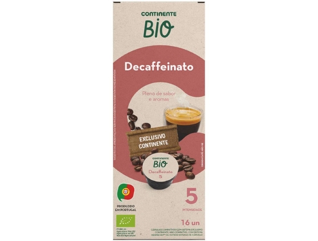Cápsulas de Decaffeinato Int 5 CONTINENTE BIO
