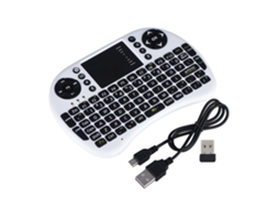 Teclado Sem Fio LAXISCREED (mini Portátil, Mouse Touch Aéreo)