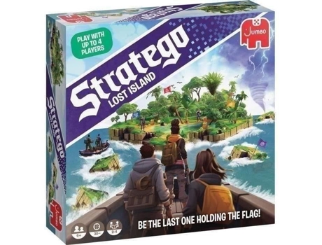 STRATEGO LOST ISLAND - Jogo de estratégia - DUJARDIN - Encontre a bandeira escondida antes que ela desapareça!