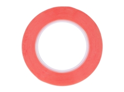 Fita dupla face AWTS, impermeável, para fixação, vermelho, 12mm | S/MARCA