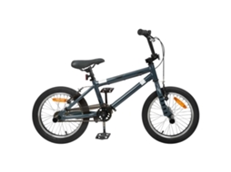 Vidaxl Bmx 16 Polegadas Para 5-8 Anos Cinzento-escuro