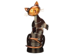 Porta vinhos em Forma de Gato Abraçando, Apoio para Vinho de Botija Única, Decoração de Mesa