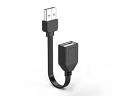 Cabo Extensor De Carregamento Usb 2.0 Flexível Macho Para Fêmea