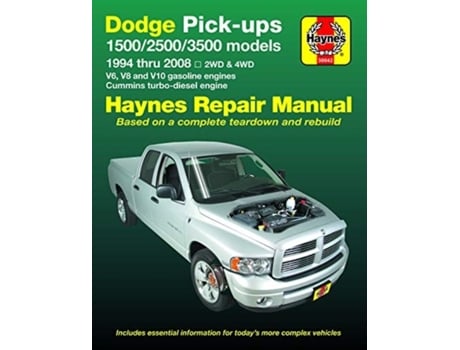 Livro o/p hm dodge pick ups 1500 2500 3500 1994-2008 de other primary creator haynes (inglês)