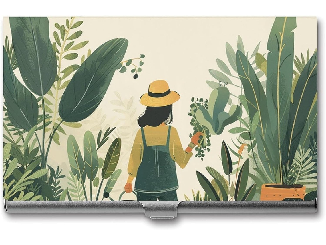 Porta de Visita Fino para Plantas e Vasos com Organizador Leve | S/MARCA
