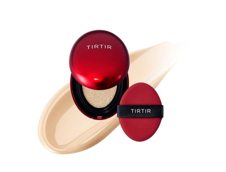 Mini Máscara Fit Rouge Mini Coussin 17w Vanilla Francesa Base De Maquilhagem Em Formato De Almofada Tom 17 Warm Vanilla Francesa Versão M Tirtir