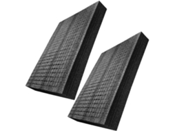 Inserts D'emballage Noirs 2 Pièces En Mousse Pe Pour Calage