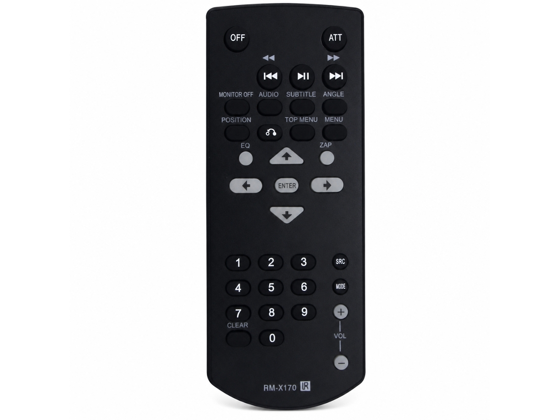 Comando À Distância De Substituição Compatível Com Recetor Multimédia Sony Rm-x170 1-487-638-14 Xav-60
