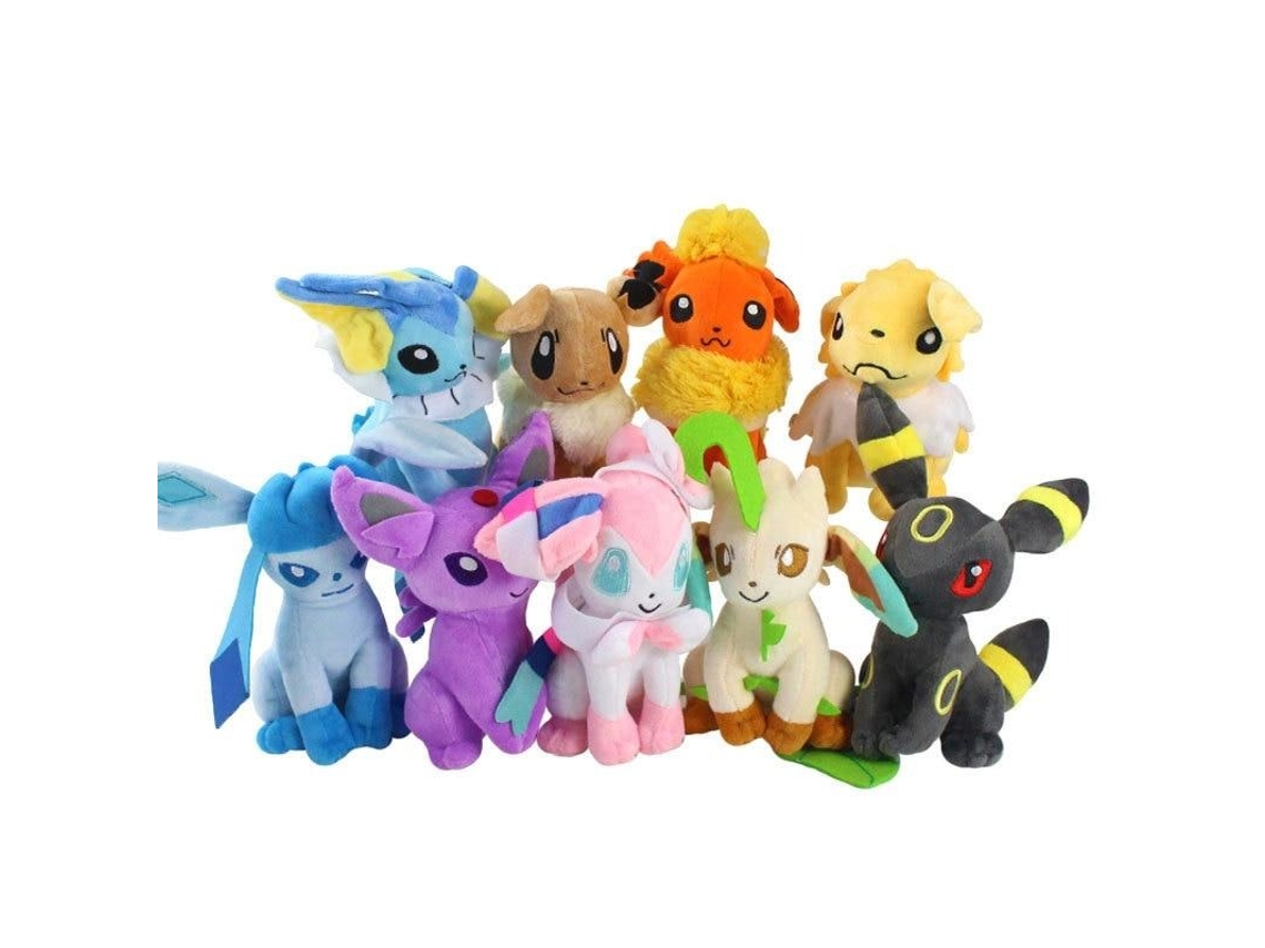 Boneca de Pelúcia Pokemon Anime Eevee 18Cm