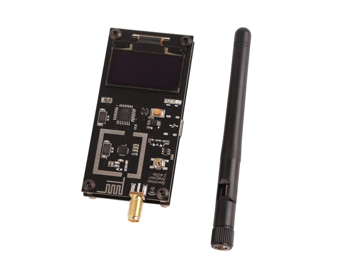 Analisador de Espectro de Frequência 2.4g, Mini, Antena, Bateria