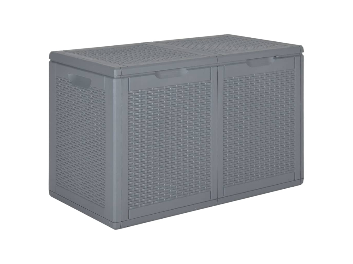 Garden Storage Box, Garden Storage Boxes Vidaxl Cinzeto Polipropileno (n/a)