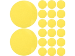 Pacote Com 20 Filtros Adesivos Redondos Que Mudam De Cor, 6,6 Cm (2,6 Polegadas)