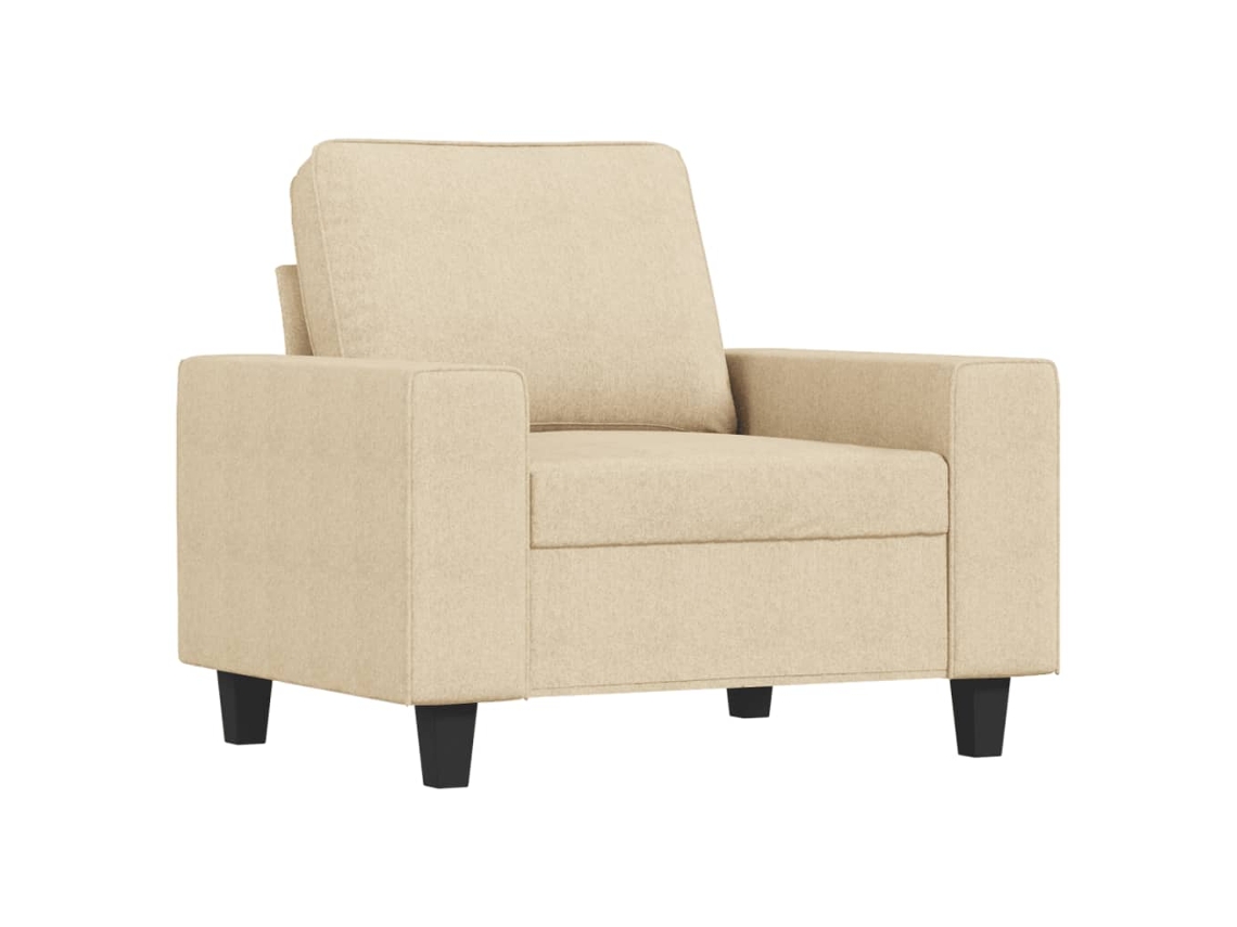 Sofa Chair, Sofa Chairs Vidaxl Creme Tecido (n/a)