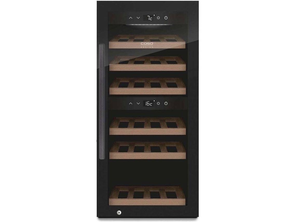 Cave de Vinho CASO WineExclusive24 Smart (24 Garrafas - Preto)